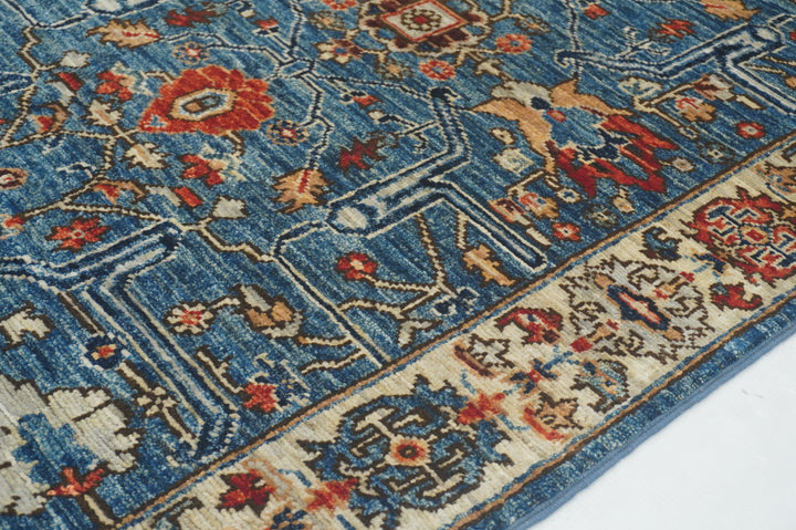 3x12 Blue Bidjar Afghan Hand knotted Oriental Runner Rug