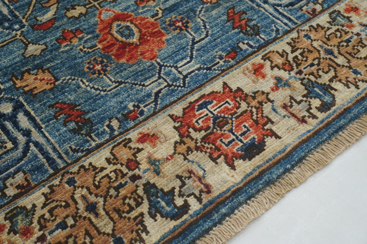 3x12 Blue Bidjar Afghan Hand knotted Oriental Runner Rug