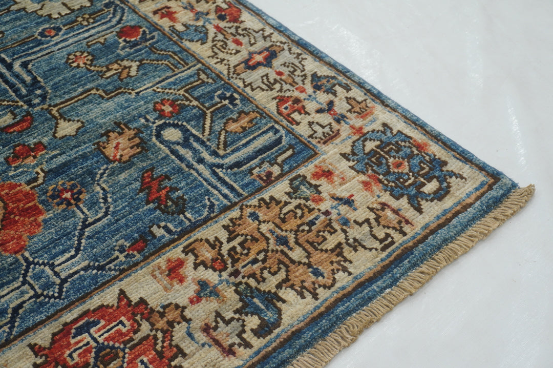 3x12 Blue Bidjar Afghan Hand knotted Oriental Runner Rug