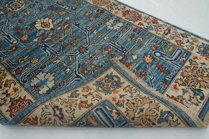 3x12 Blue Bidjar Afghan Hand knotted Oriental Runner Rug