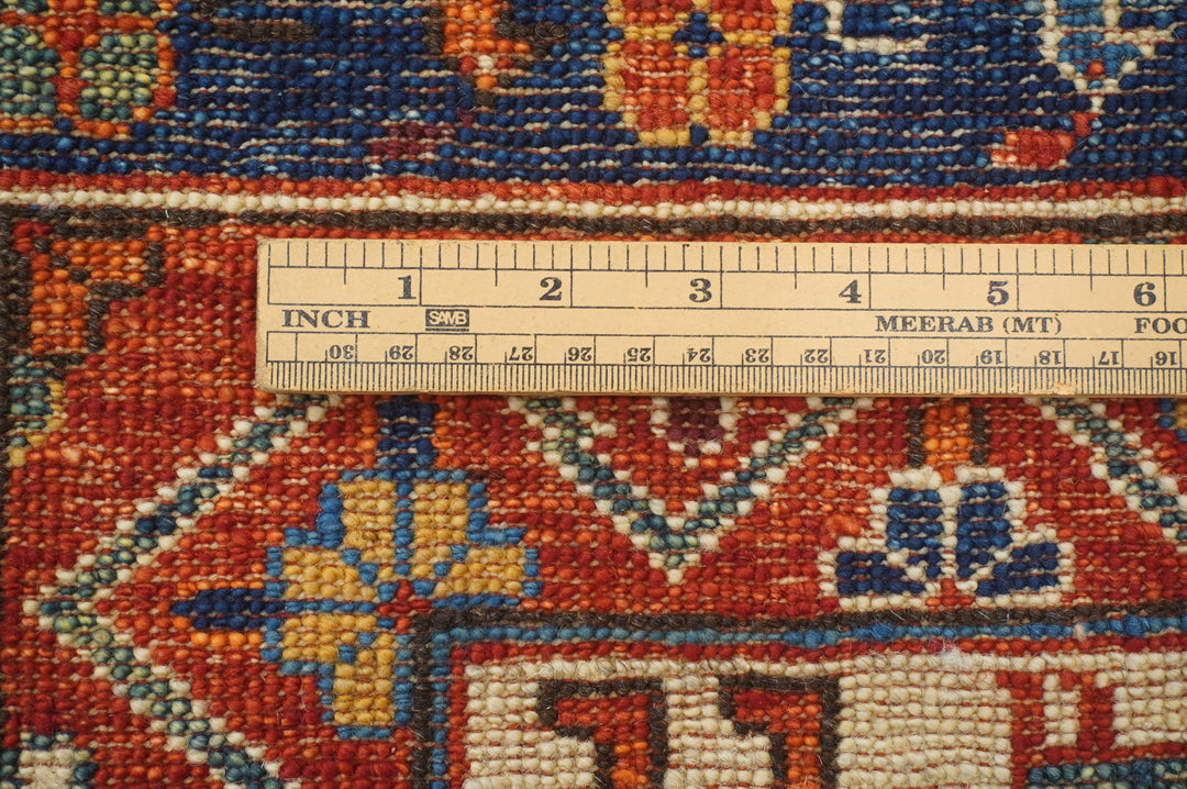 10x14 Red Navy Blue Tribal Gabbeh Nomad Qashqai Hand knotted Oriental Rug