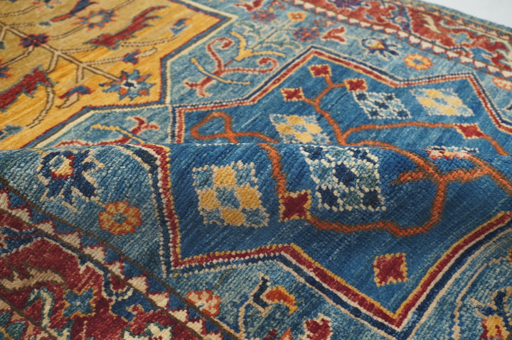 3x10 Blue Bakhtiari Afghan hand knotted Tribal Runner Rug