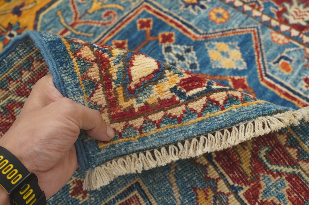 3x10 Blue Bakhtiari Afghan hand knotted Tribal Runner Rug