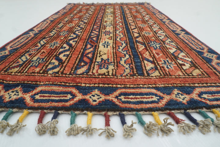 2x3 Red Turkish Hand-Knotted Rug - Yildiz Rugs