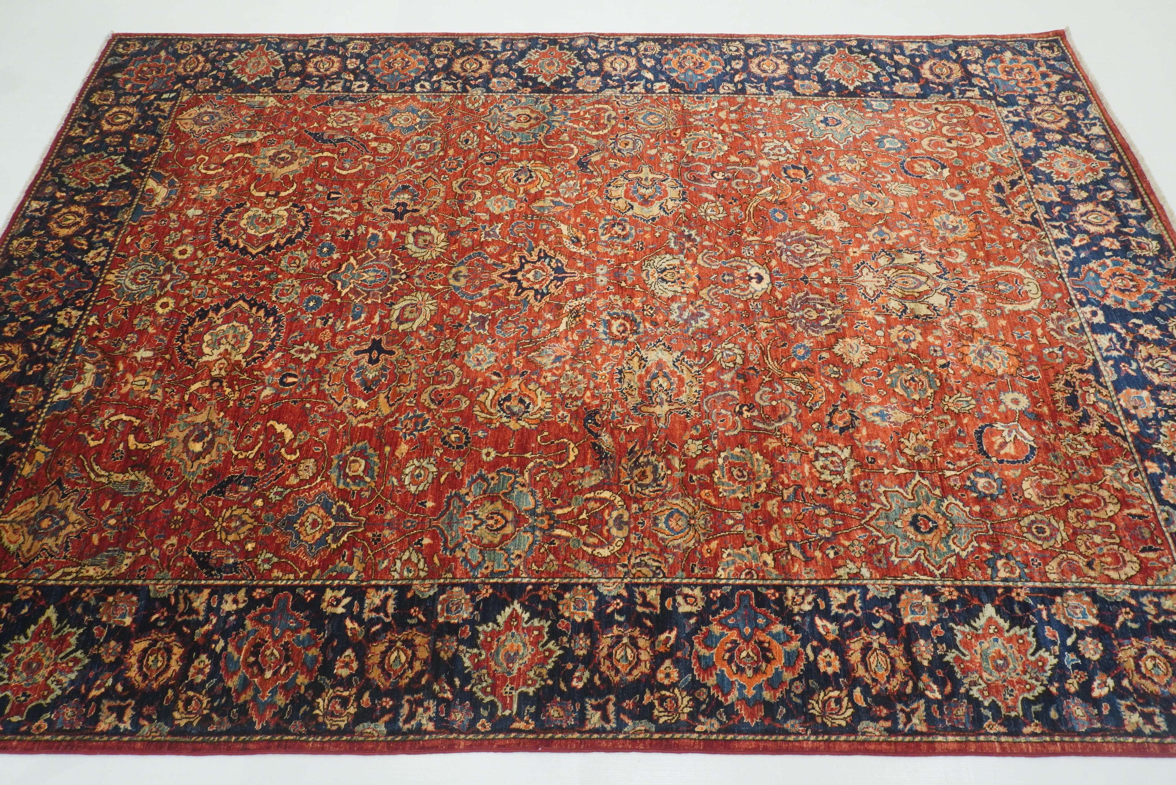 6x9 Red Afghan Hand Knotted Oriental Rug - Yildiz Rugs