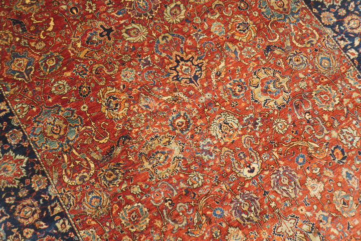 6x9 Red Afghan Hand Knotted Oriental Rug - Yildiz Rugs