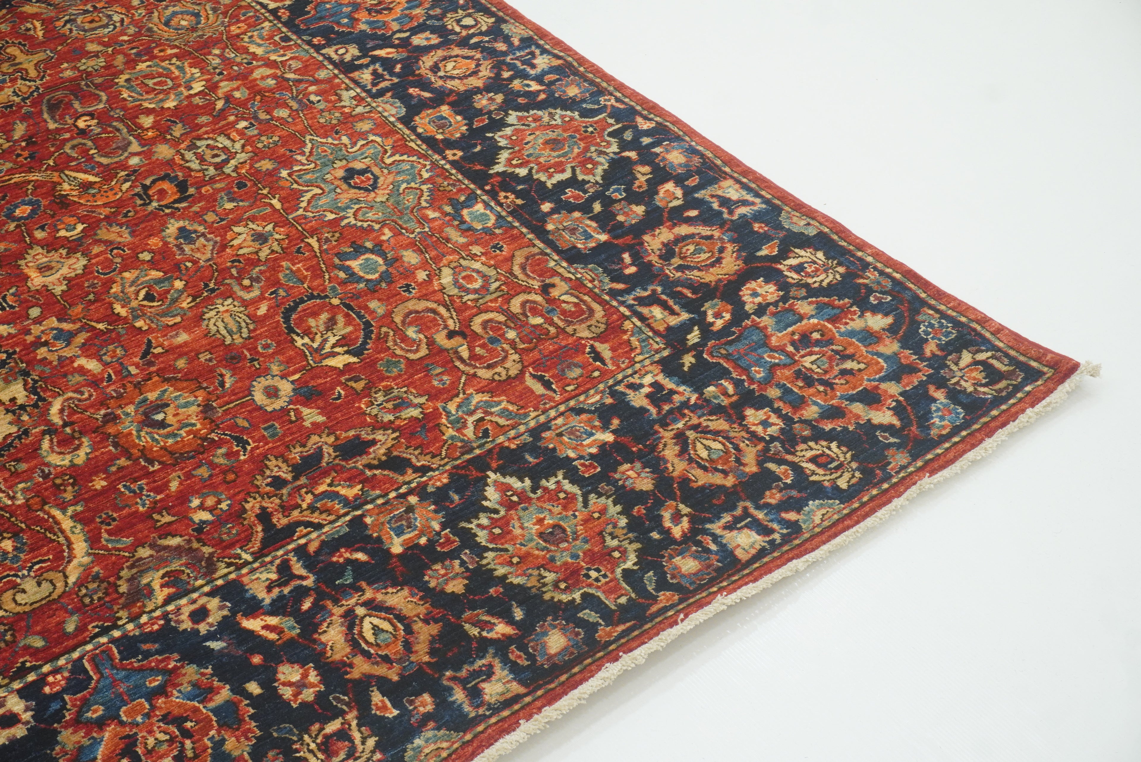 6x9 Red Afghan Hand Knotted Oriental Rug - Yildiz Rugs