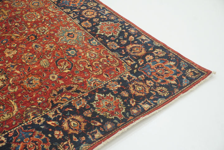 6x9 Red Afghan Hand Knotted Oriental Rug - Yildiz Rugs