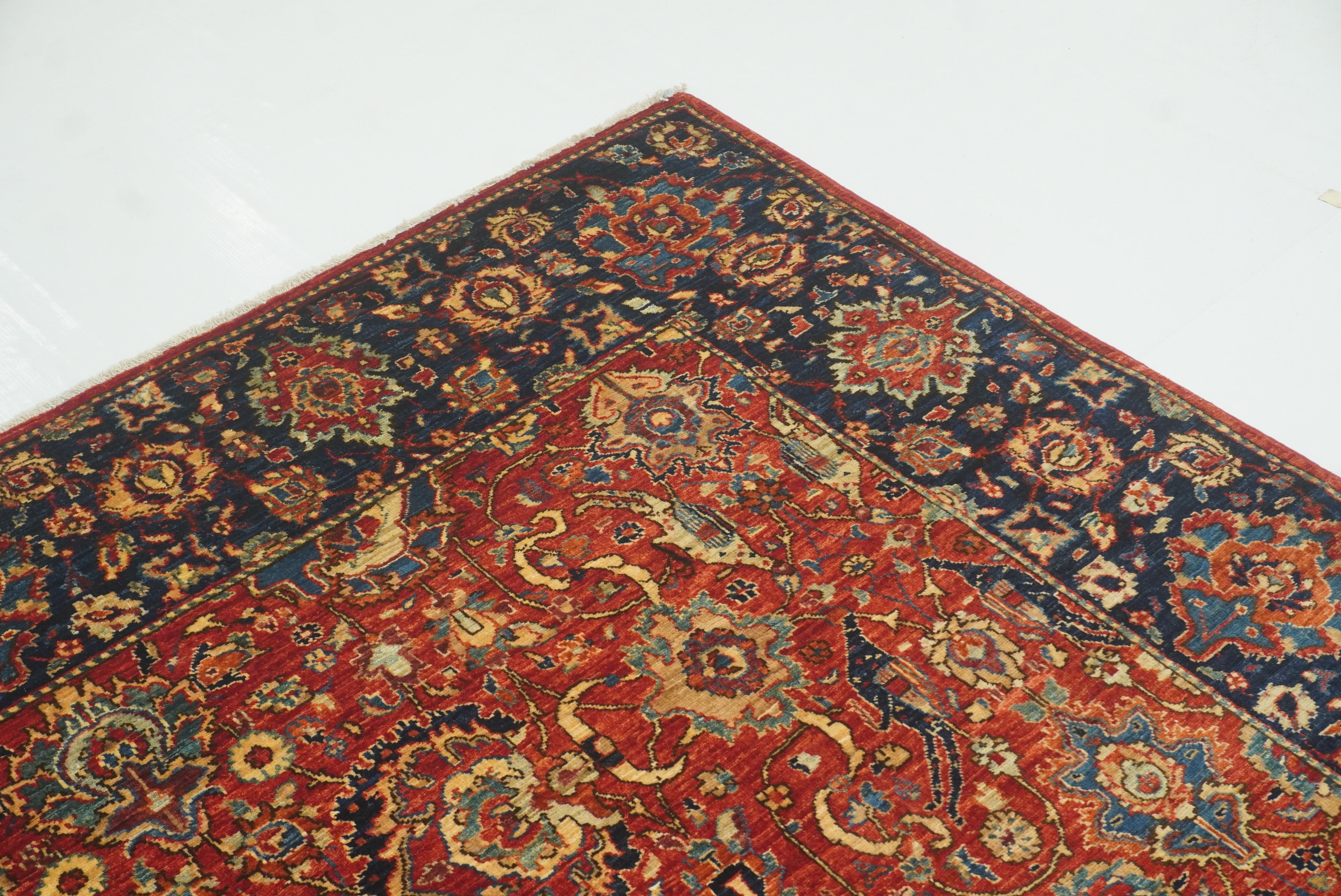 6x9 Red Afghan Hand Knotted Oriental Rug - Yildiz Rugs