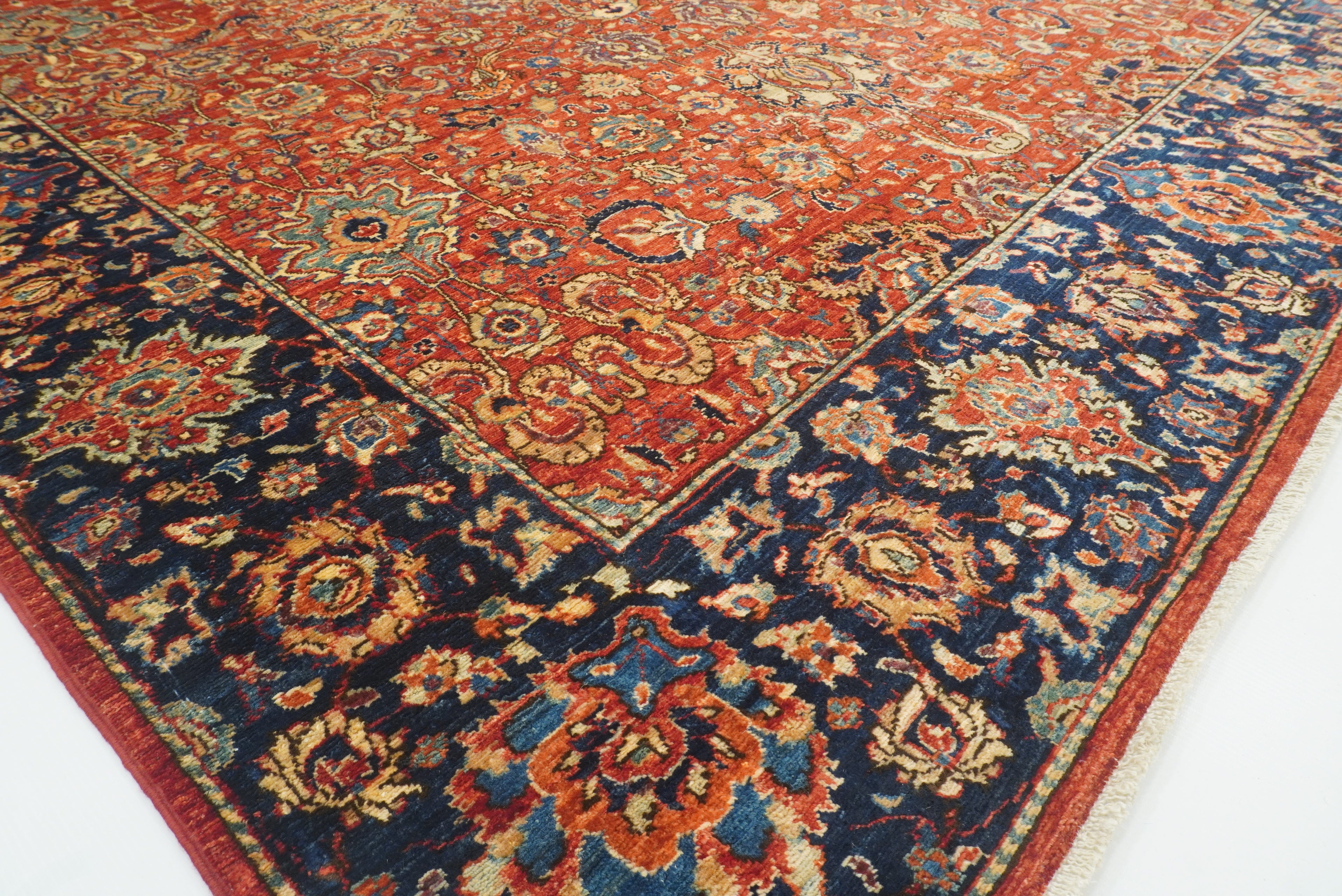 6x9 Red Afghan Hand Knotted Oriental Rug - Yildiz Rugs
