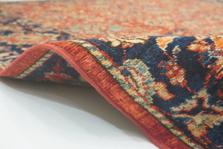 6x9 Red Afghan Hand Knotted Oriental Rug - Yildiz Rugs