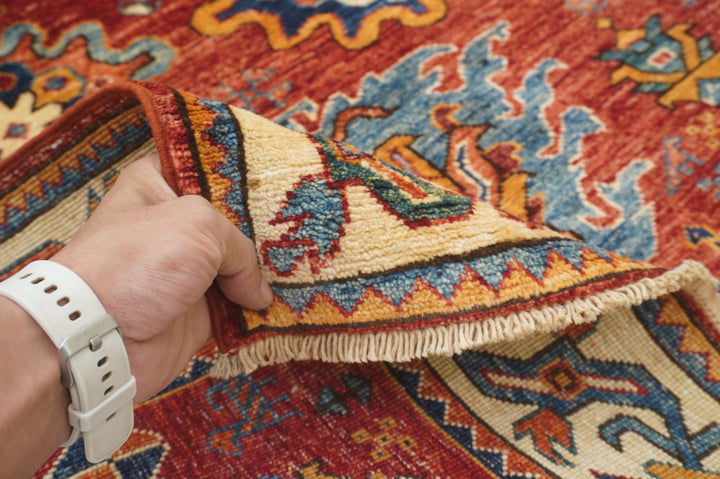 3 x 10 ft Red Serapi Afghan Hand knotted Oriental Runner Rug - Yildiz Rugs