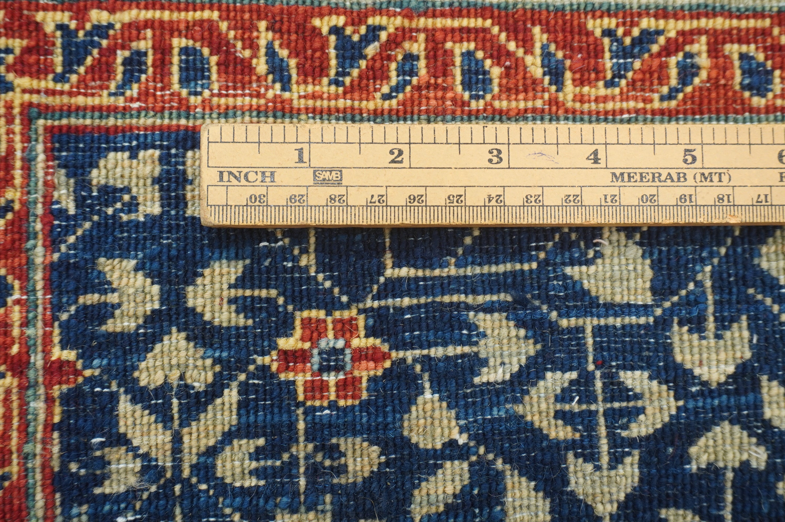 8x10 Navy Blue Turkish Mamluk Hand knotted Medallion Rug - Yildiz Rugs