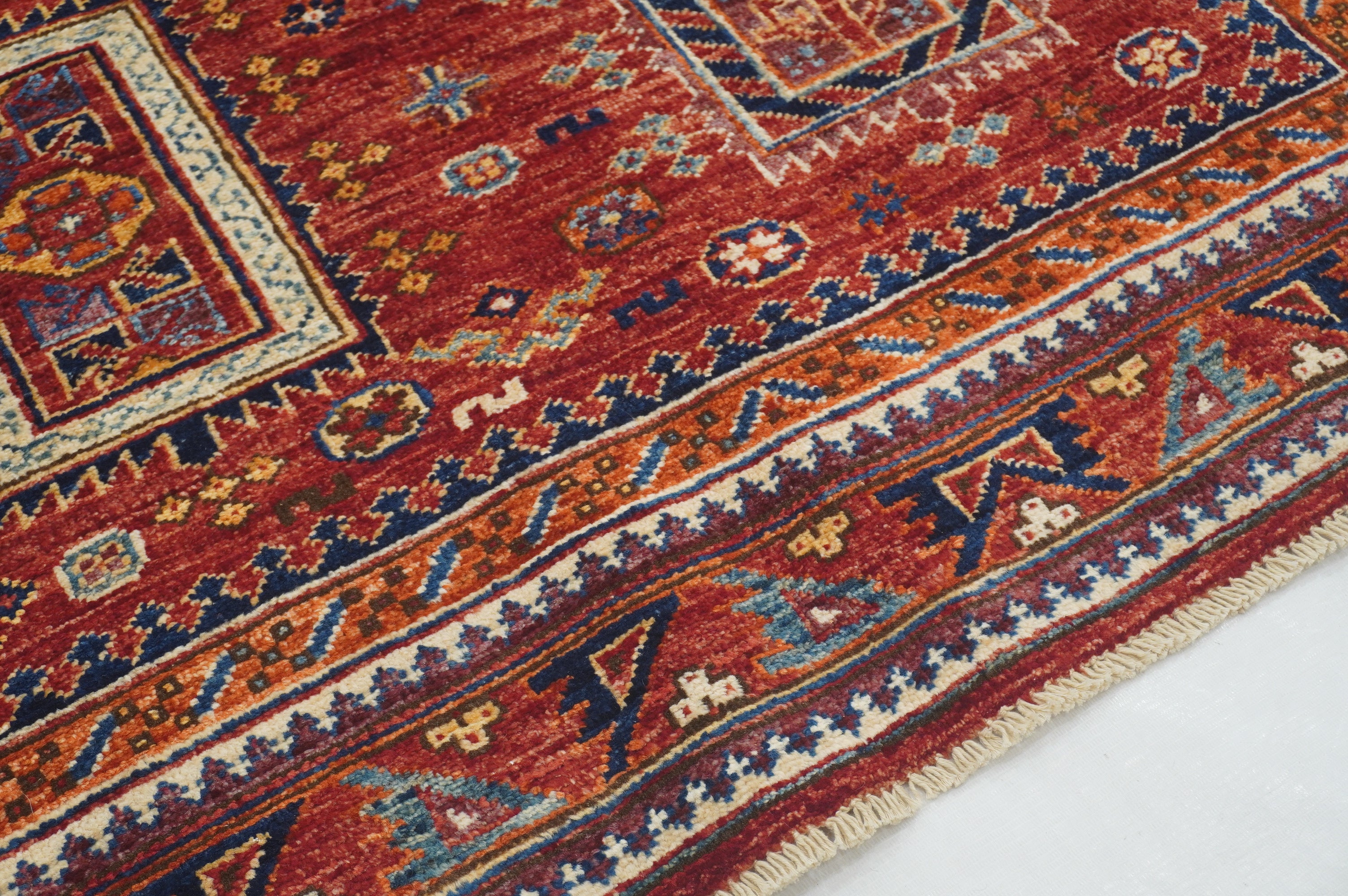 4x6 Red Baluch Afghan hand knotted Oriental Rug - Yildiz Rugs