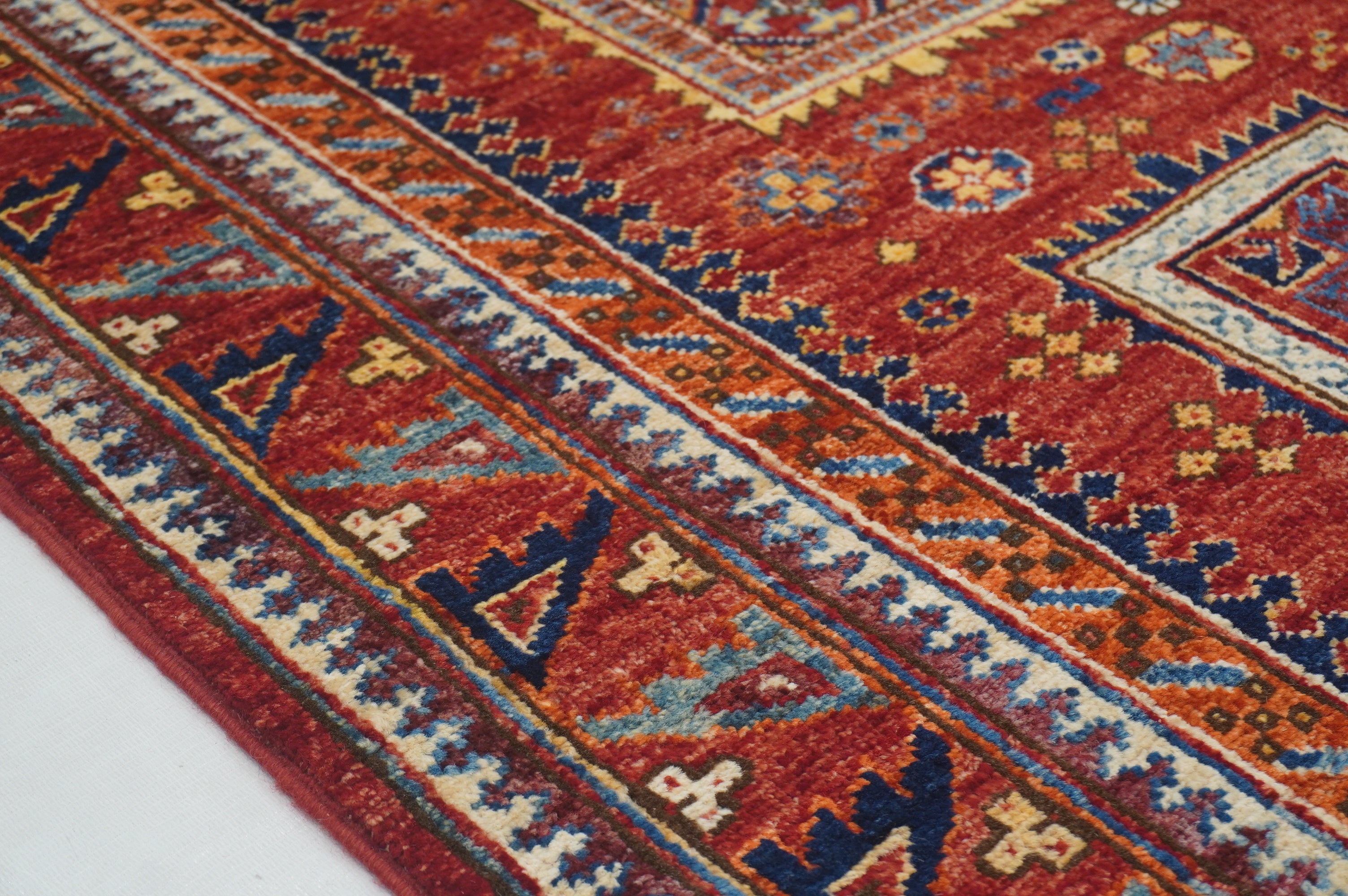 4x6 Red Baluch Afghan hand knotted Oriental Rug - Yildiz Rugs