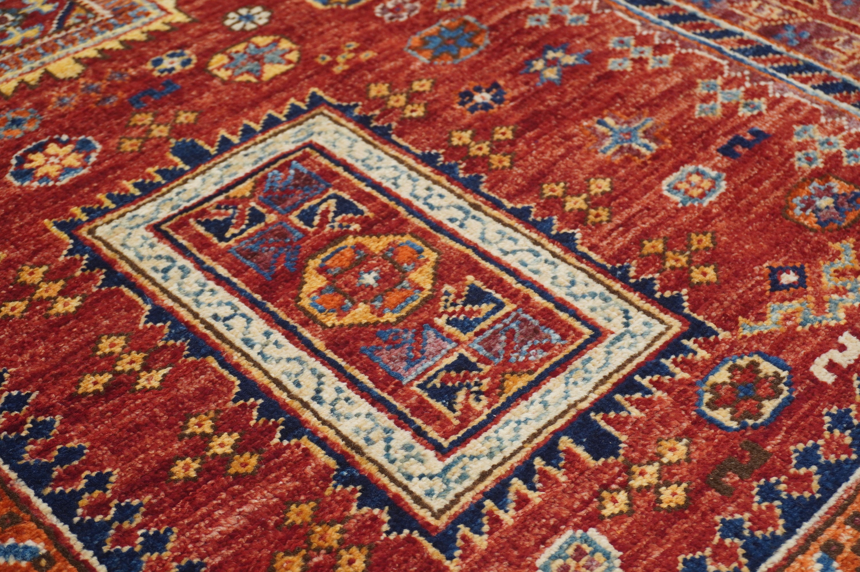 4x6 Red Baluch Afghan hand knotted Oriental Rug - Yildiz Rugs