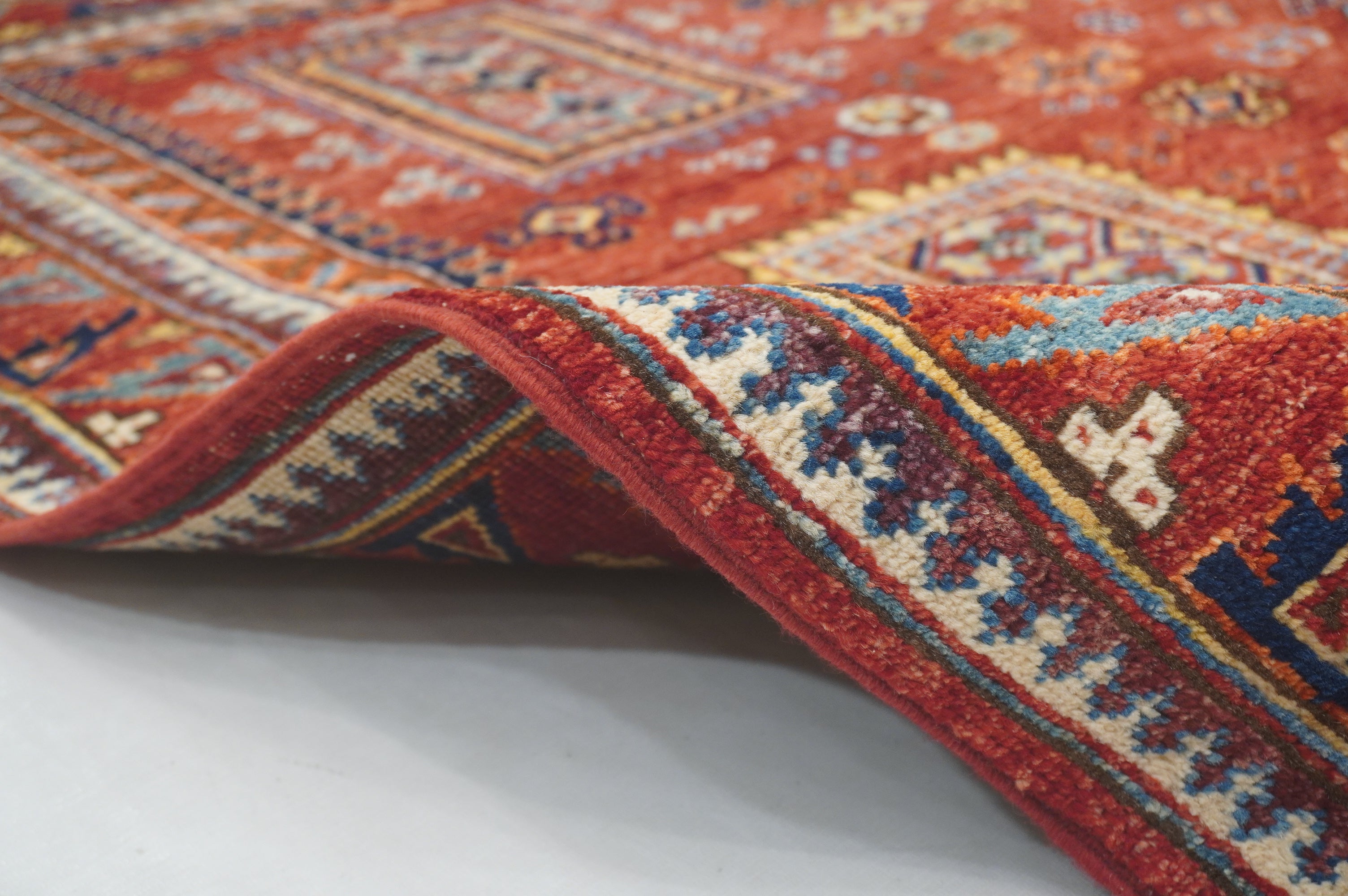 4x6 Red Baluch Afghan hand knotted Oriental Rug - Yildiz Rugs