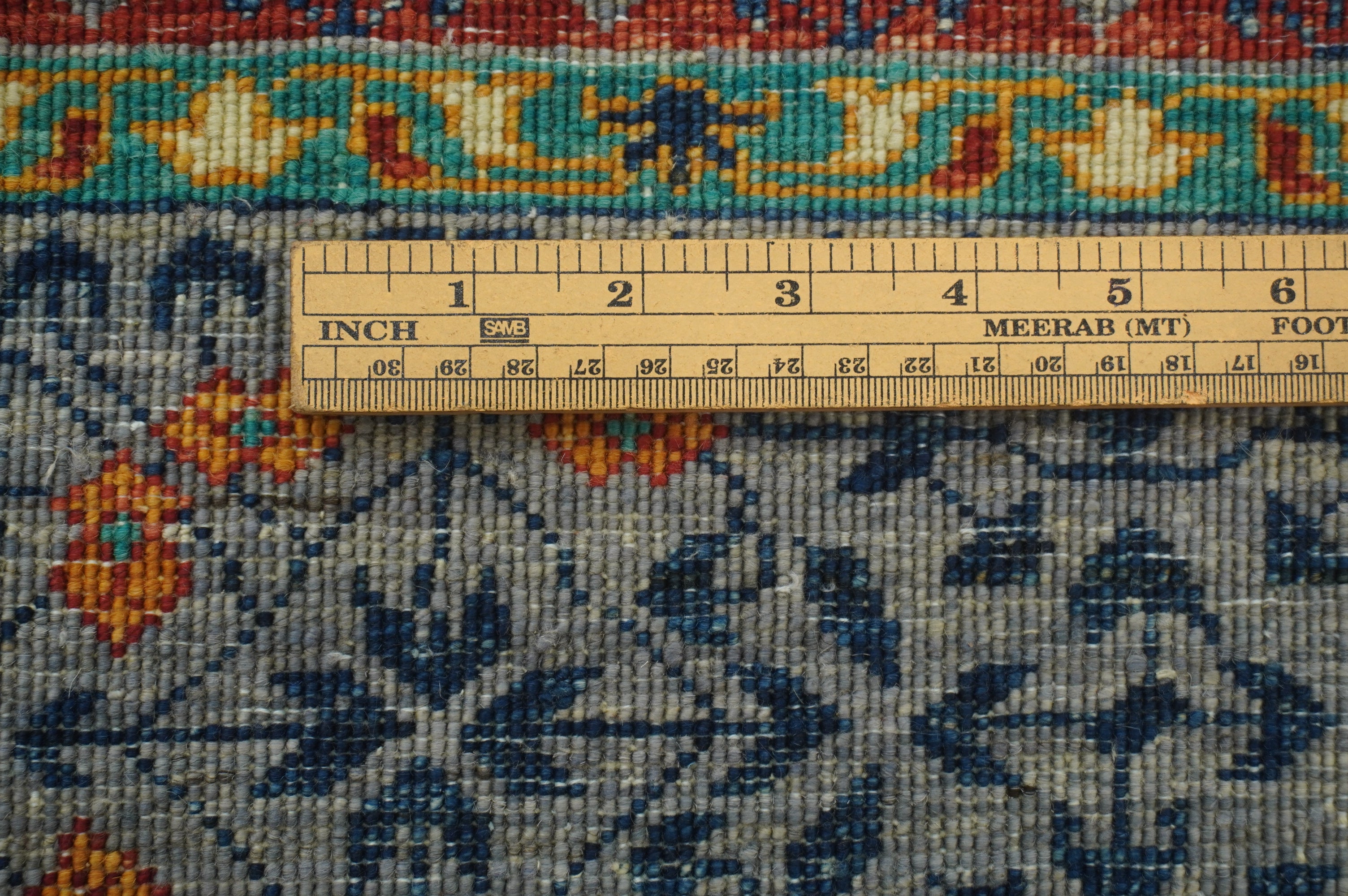 7x10 Turquoise Blue Mamluk Fine Hand knotted Turkish Medallion Rug - Yildiz Rugs