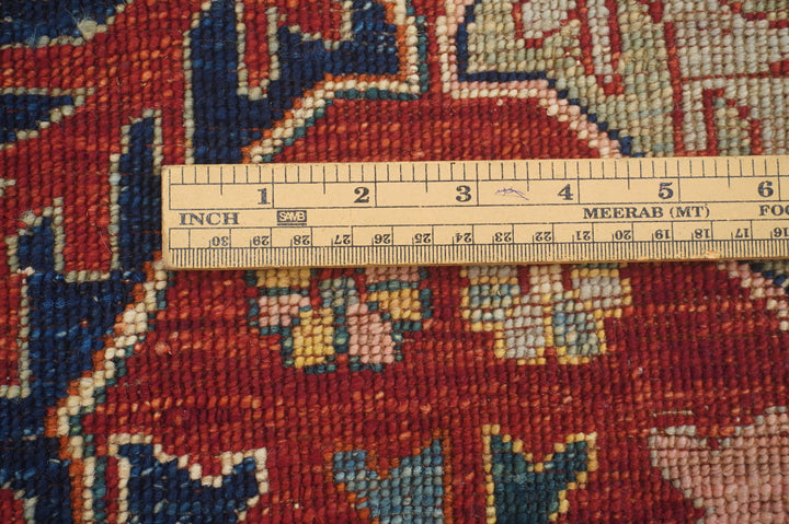 10 ft Red Baluch Tribal Afghan Hand knotted Runner Rug