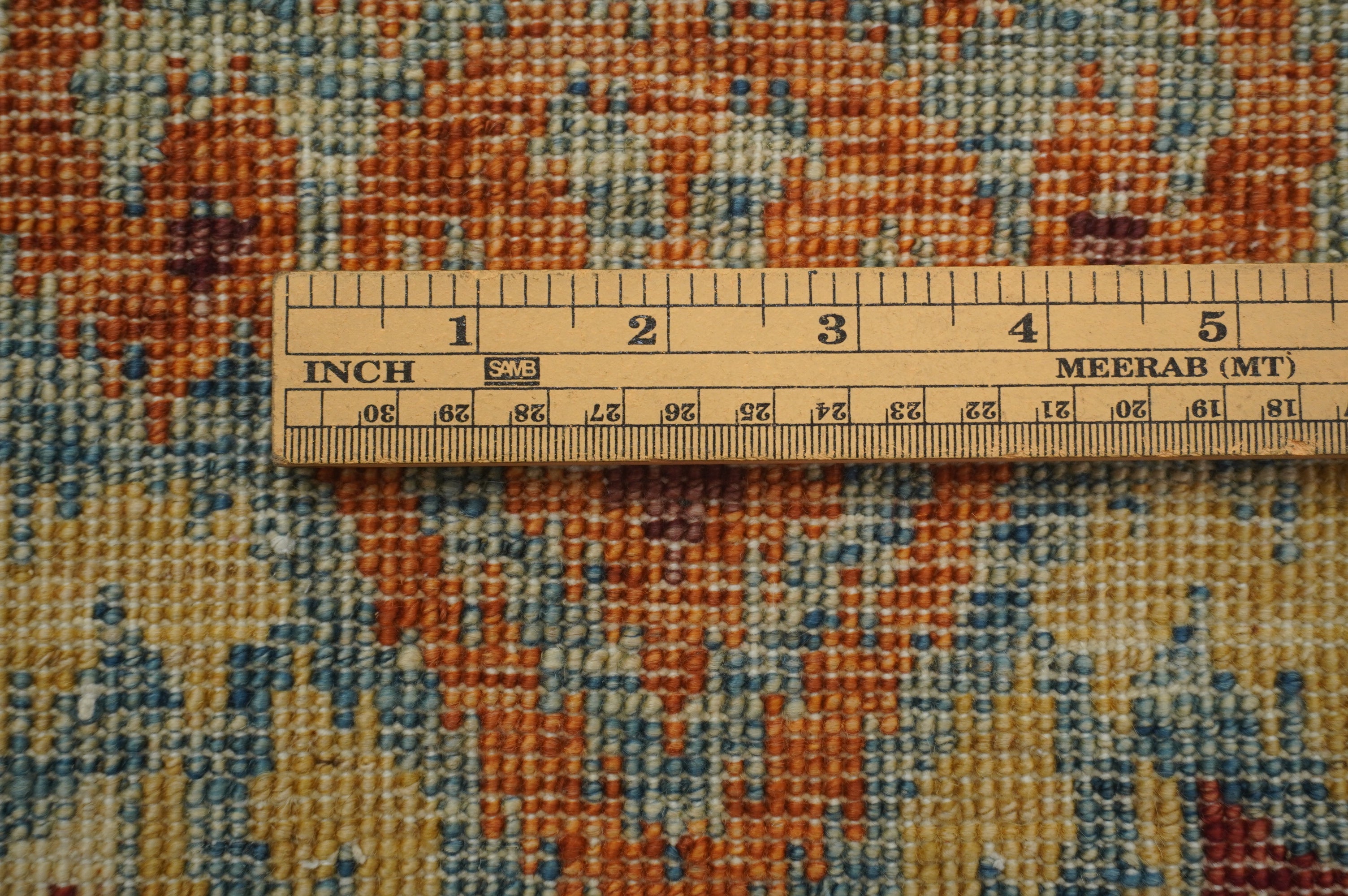 5x7 Ikat Multicolor Afghan Hand Knotted Rug - Yildiz Rugs