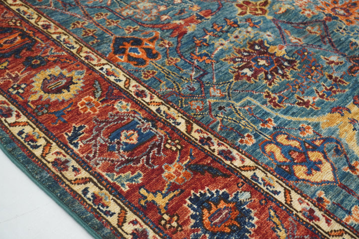 4x6 Blue Afghan Bidjar Oriental Rug