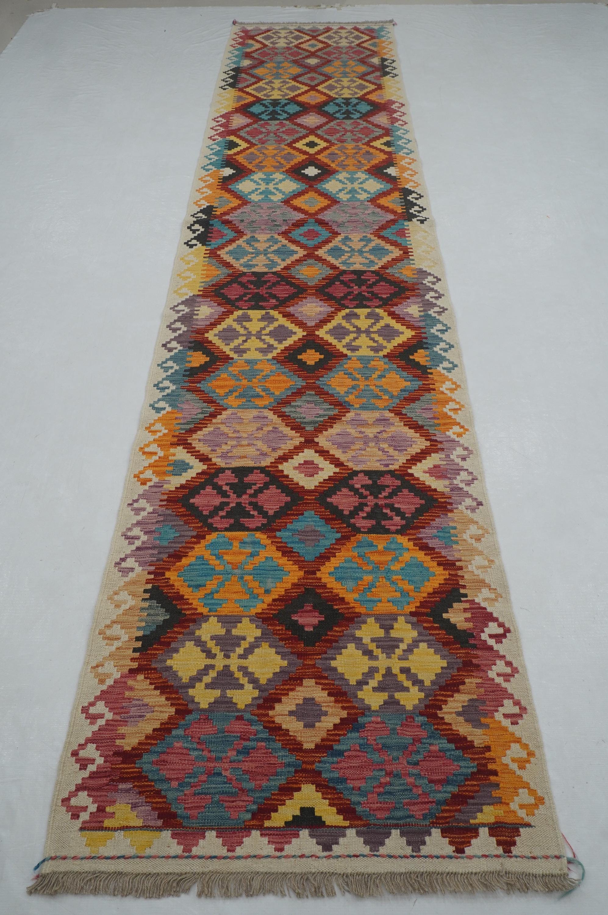 2x6 Ft Afghan kilim runner,Flat weave kilim,Kitchen runner good kilim,Hand woven Chobi Runner,Overdyed Kilim, decor,188x70 cm Free shipping