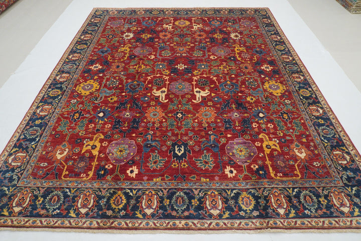 8x10 Red Bidjar Afghan Hand knotted Oriental Rug