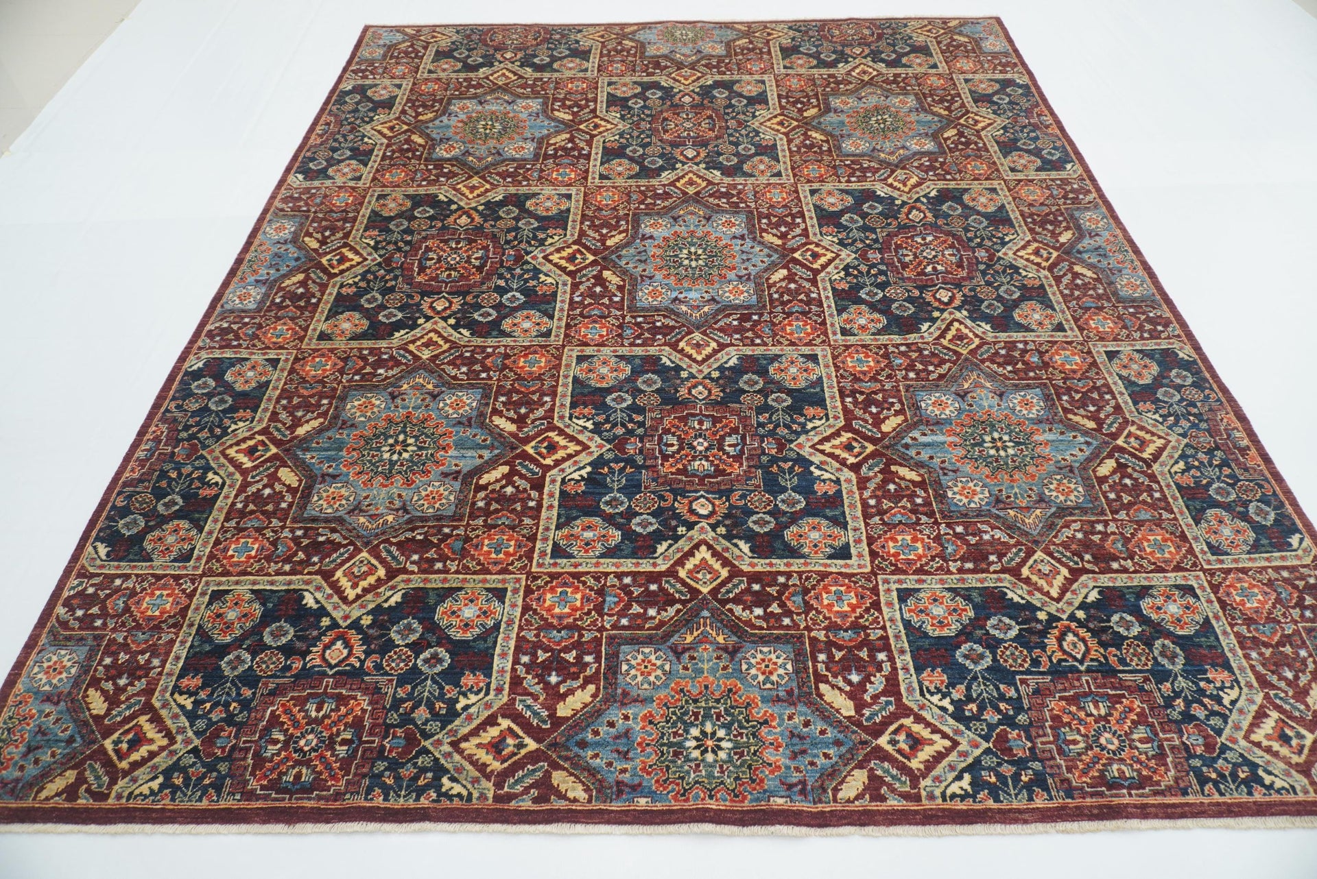 8x10 Purple Mamluk Hand Knotted Rug