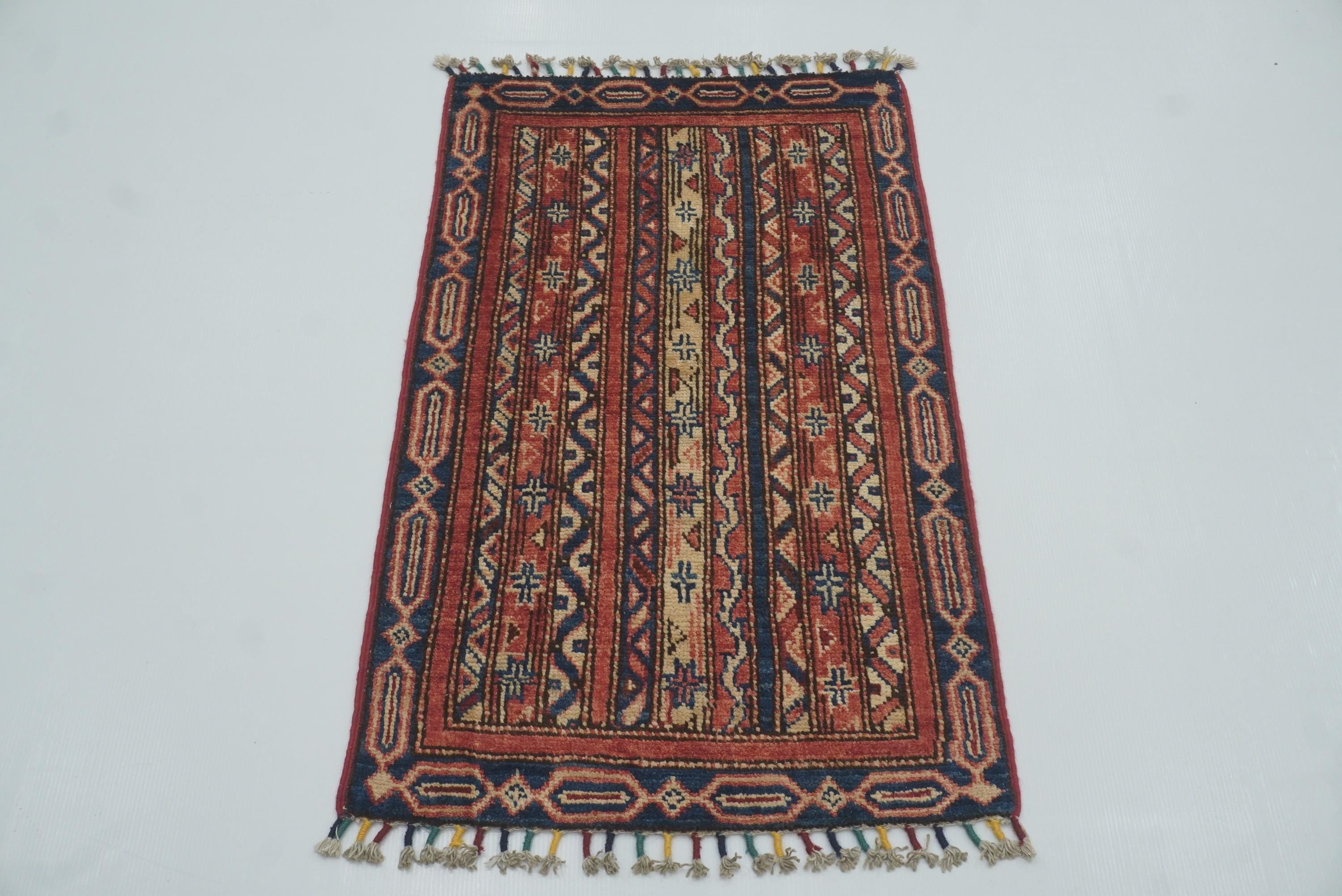 2x3 Red Turkish Hand-Knotted Rug - Yildiz Rugs