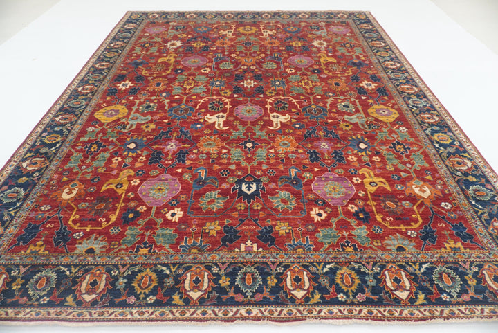 8x10 Red Bidjar Afghan Hand knotted Oriental Rug - Yildiz Rugs