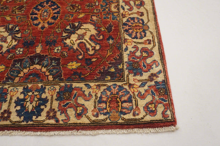 10 ft Red Vintage Bidjar Persian Hand knotted Wool Runner Rug - Yildiz Rugs