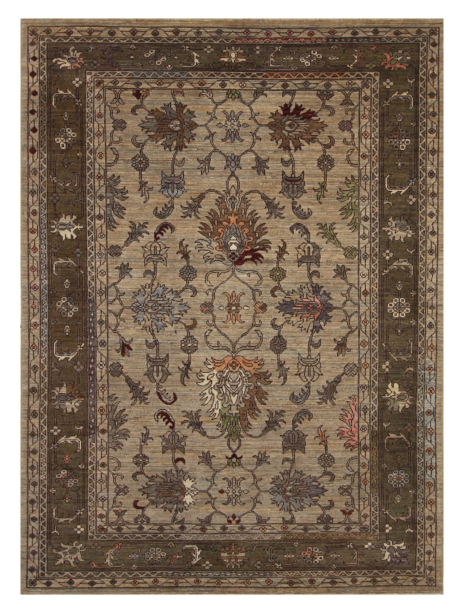 5x7 Bijar Gray Afghan Hand Knotted Wool Oriental Area Rug - Yildiz Rugs