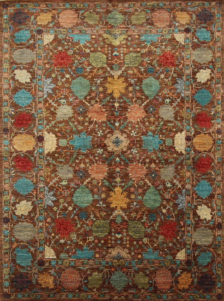 6x8 ft. Turkish Brown Sultani High Knot counts Hand knotted Wool Rug - Yildiz Rugs