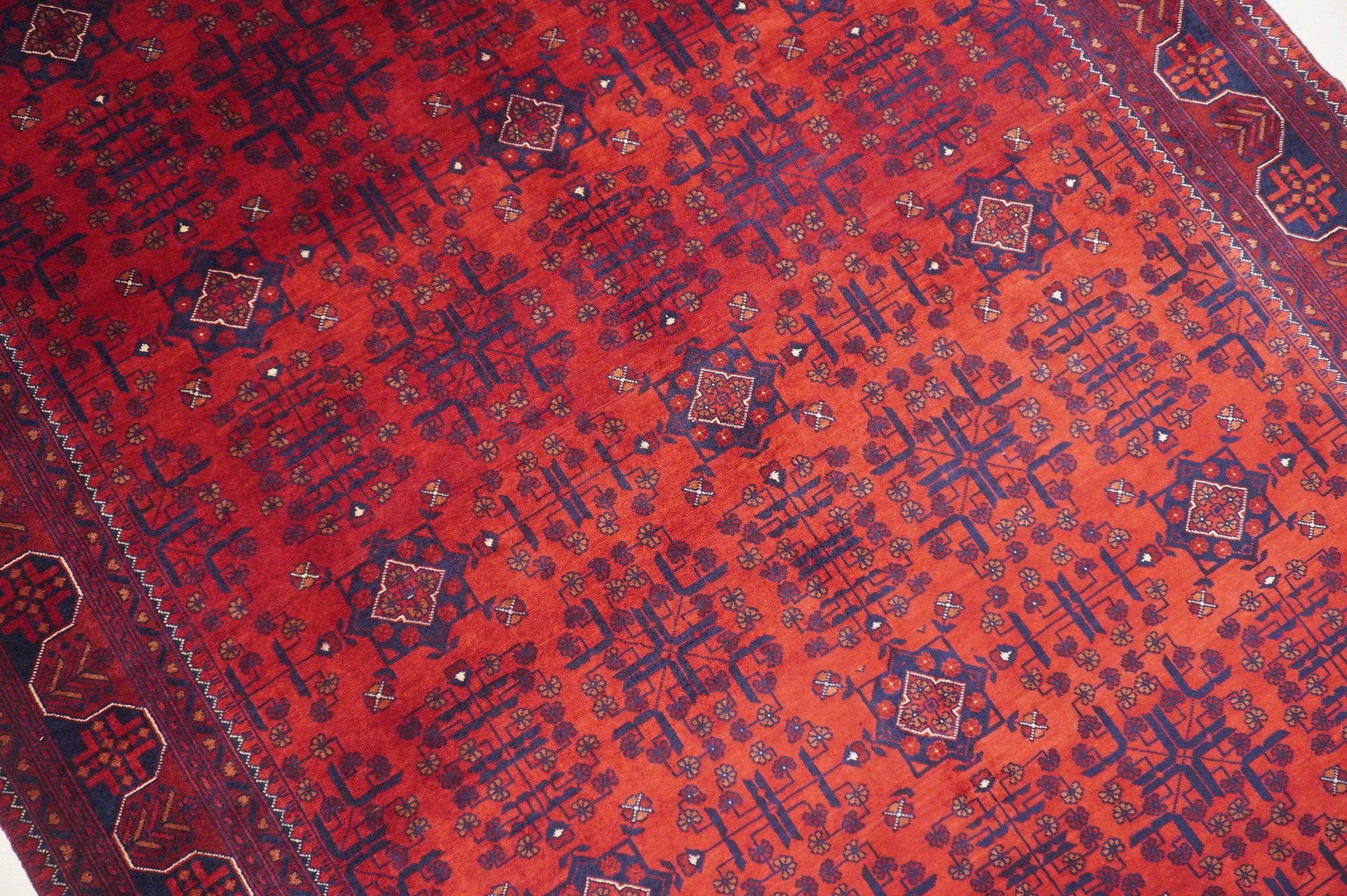 7x10 ft Belgic Afghan High quality Hand Knotted wool Area Rug - Yildiz Rugs