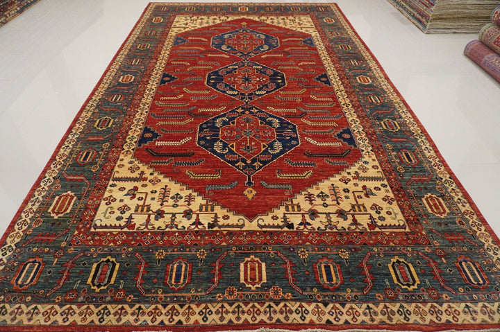 9x14 Heriz Persian Hand Knotted Wool Oriental rug - Yildiz Rugs