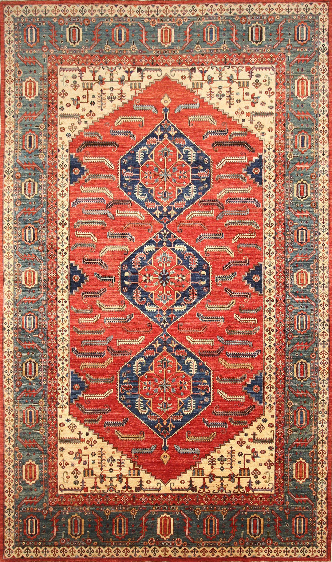 9x14 Heriz Persian Hand Knotted Wool Oriental rug - Yildiz Rugs