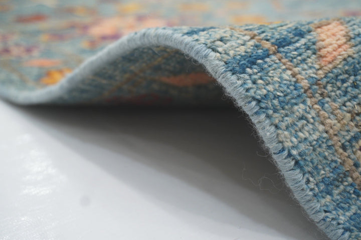 8x10 Oushak Soft Blue Hand knotted Turkish Area rug - Yildiz Rugs