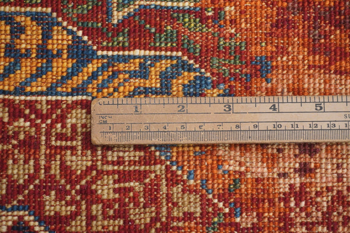 2'3 x 11'10 ft Blue Mamluk Hand knotted Turkish Modern Runner Rug - Yildiz Rugs