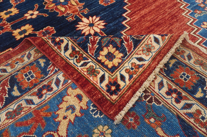 6x9 Serapi Red Blue Persian Style Hand knotted Rug - Yildiz Rugs
