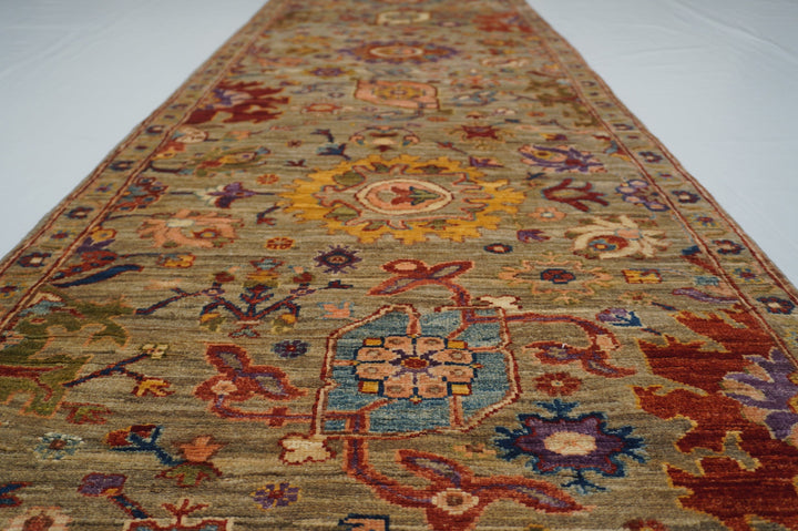 2'8x9'9 ft Bidjar Gray Persian Style Hand Knotted Oriental Runner Rug - Yildiz Rugs