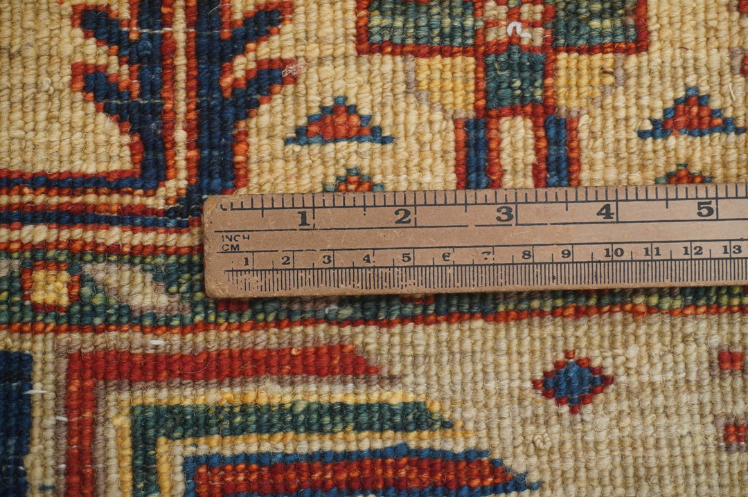 2'9x6'5 ft Heriz Beige Persian style Hand knotted Runner Rug