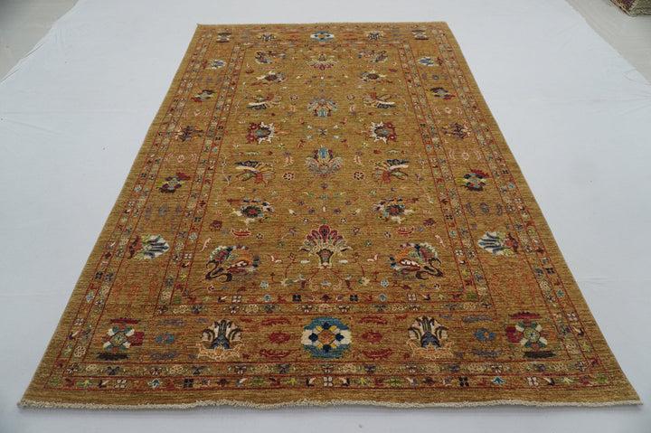 7x10_rug,hand_knotted_rug,Afghan_rug,oriental_rug,bedroom_rug,office_rug,dining_table_rug,brown_oushak_rug,Persian_rug,Turkish_carpet,2x3_meter_rug,Vintage_rug,Christmas_sale