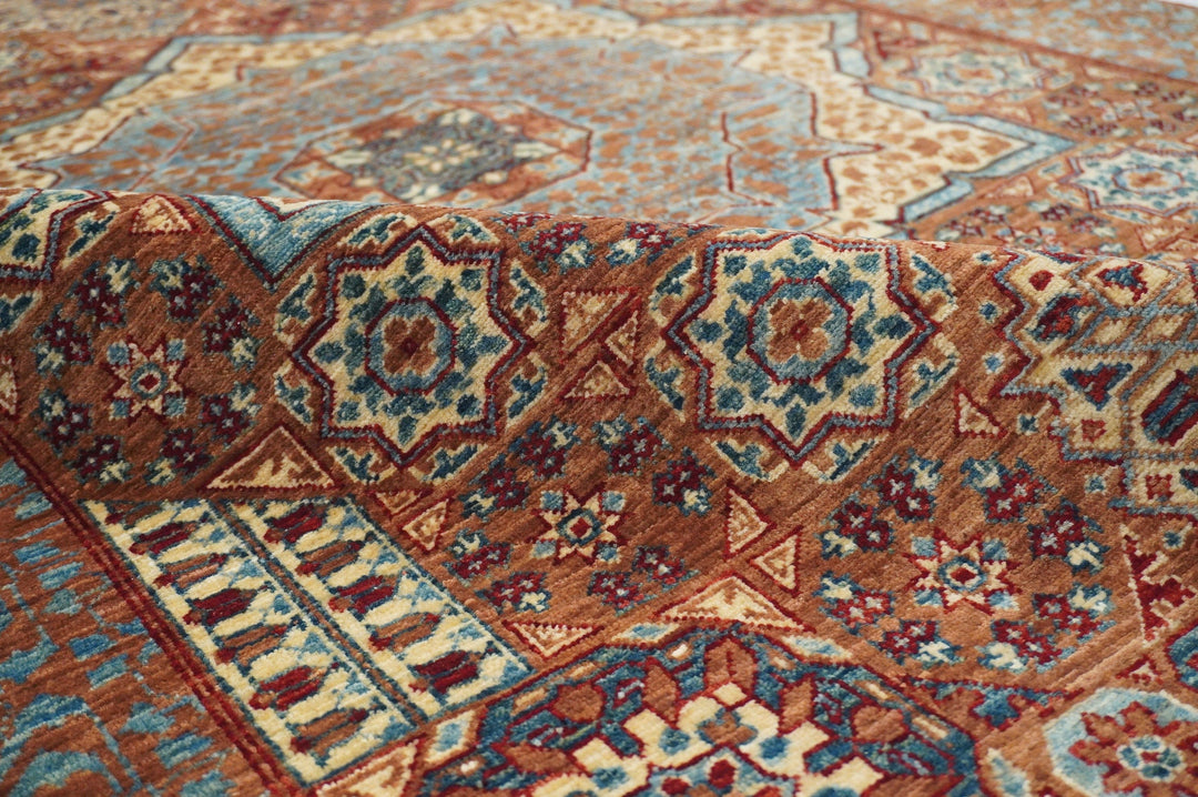 Brown 3x5 Turkish Mamluk Handmade wool rug - Yildiz Rugs