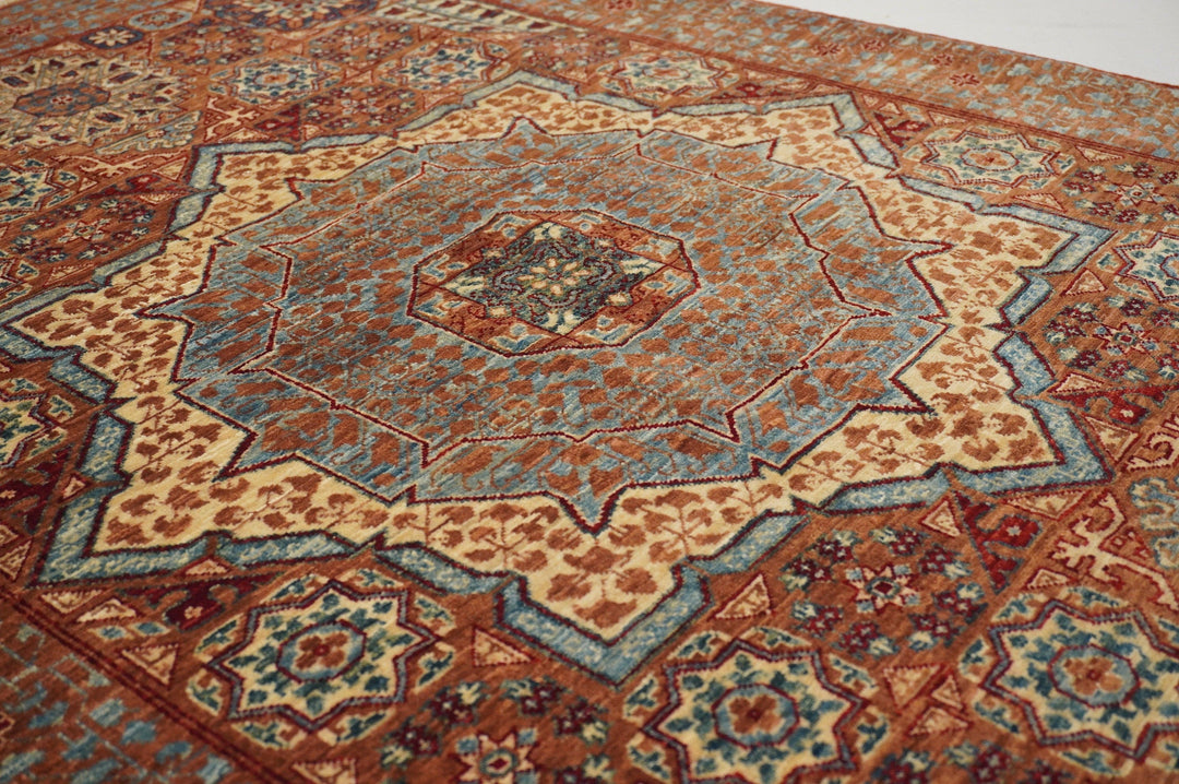 Brown 3x5 Turkish Mamluk Handmade wool rug - Yildiz Rugs