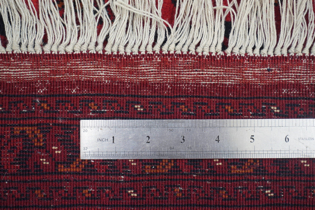 5x7 Belgic Red Super High quality Afghan Handmade Rug made - Yildiz Rugs