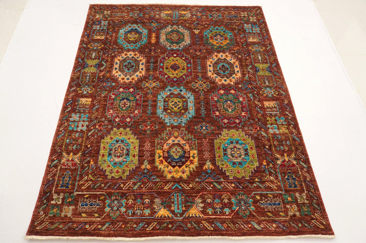 5x7_rug,5'_x_7'_rug,150x200_cm_carpet,brown_rug,brown_carpet,oriental_rug,Afghan_rug,Baluch_rug,kitchen_rug,kids_room_rug,bedroom_rug,rugs_for_living_room,hand_knotted_rug