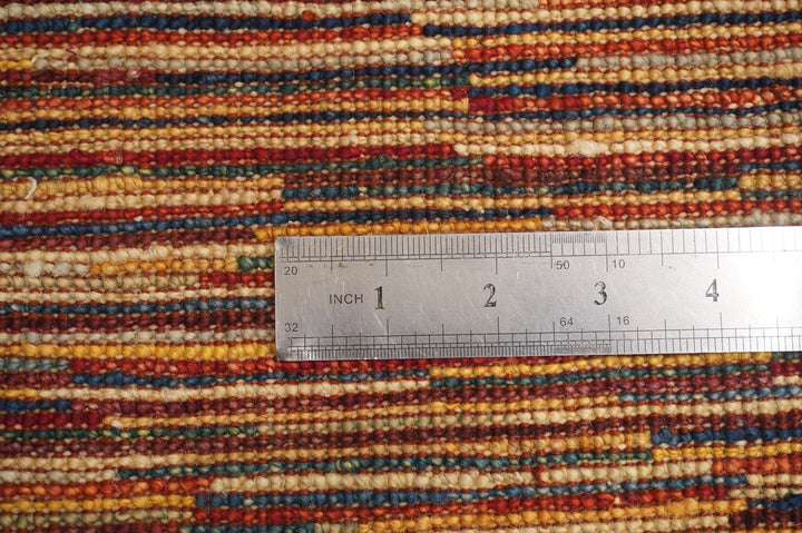 4x20 Gabbeh Multicolor handmade Wool Wide Runner Rug - Yildiz Rugs