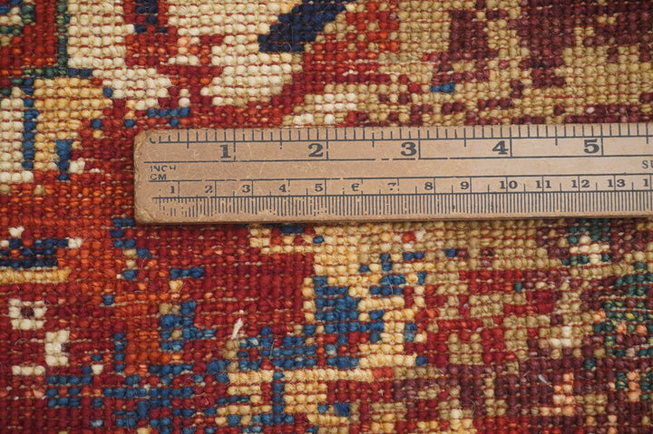 2'9x12'6 ft Red Modern Bidjar Hand knotted Oriental Runner Rug