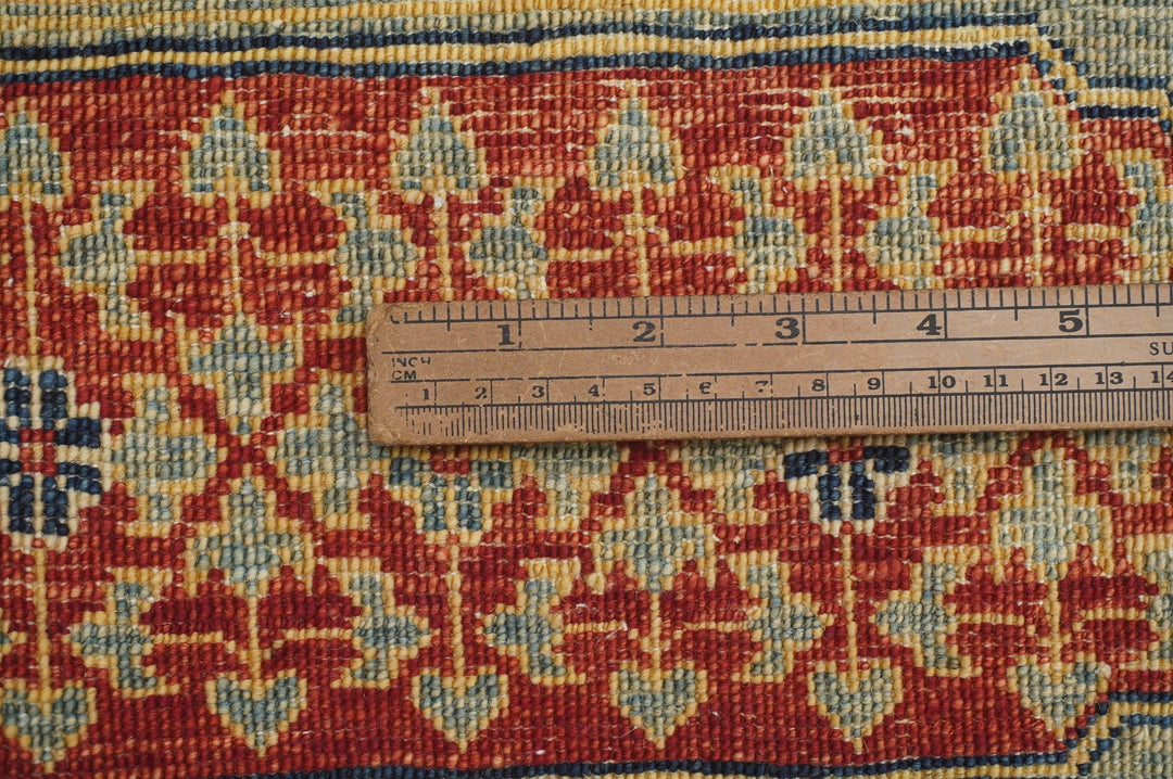 3x5 Vintage Mamluk Red Hand knotted Wool Geometric Medallion Area Rug - Yildiz Rugs