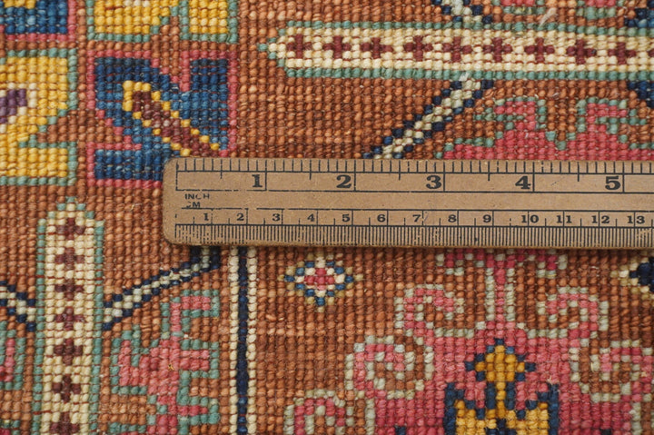 3x5 Brown Baluch Tribal Afghan Hand knotted Area Rug - Yildiz Rugs